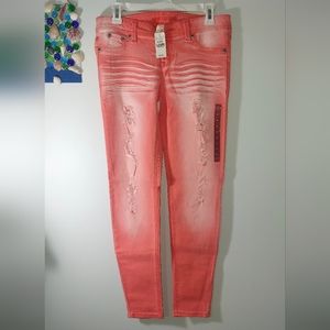 Brand new pink jeans size medium